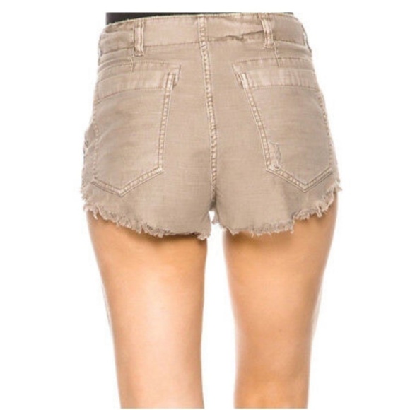 FREE PEOPLE Raw Patched Denim Short - Picture 4 of 8